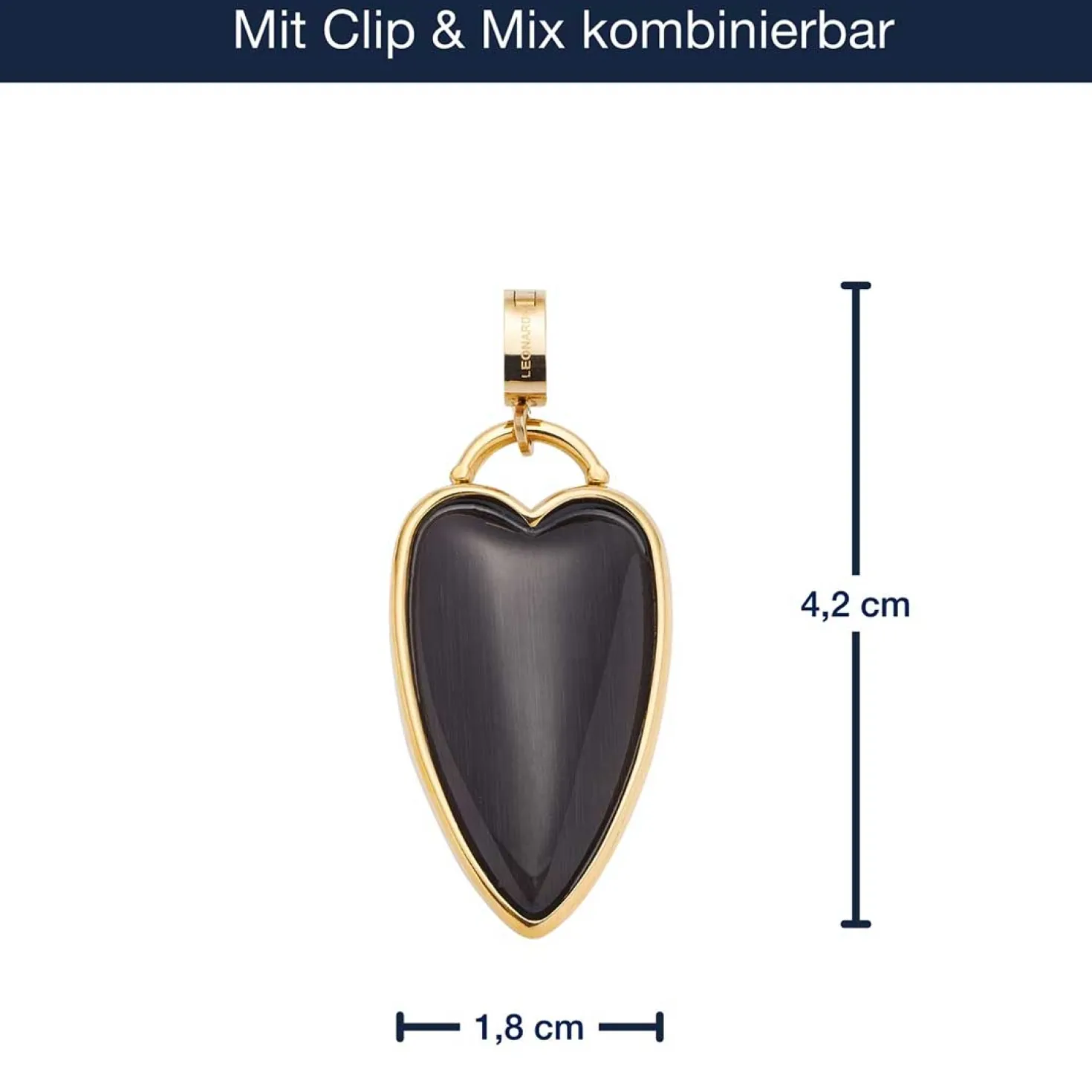 Anhänger HANNA Clip & Mix gold