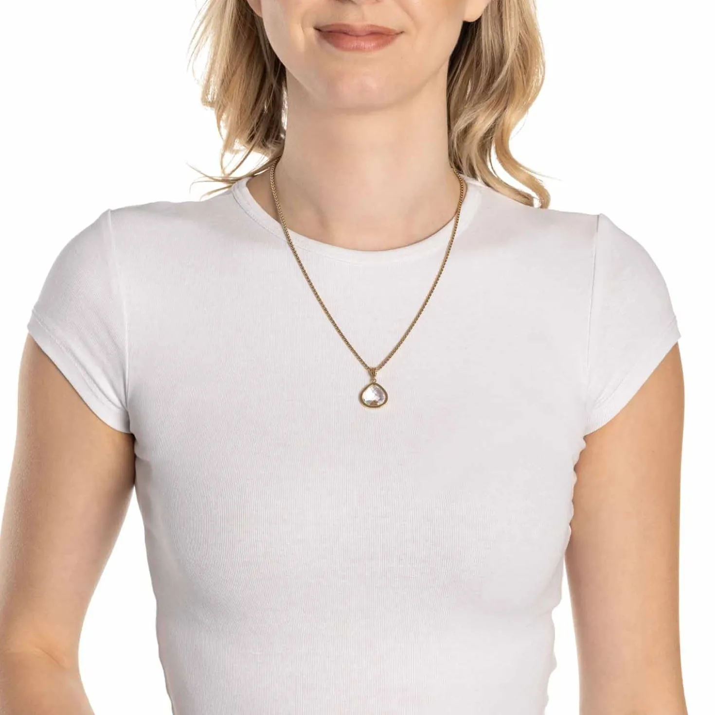 Anhänger JUVINGA WHITE Clip & Mix gold