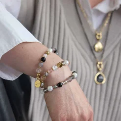 Armband HOPE silber/grau