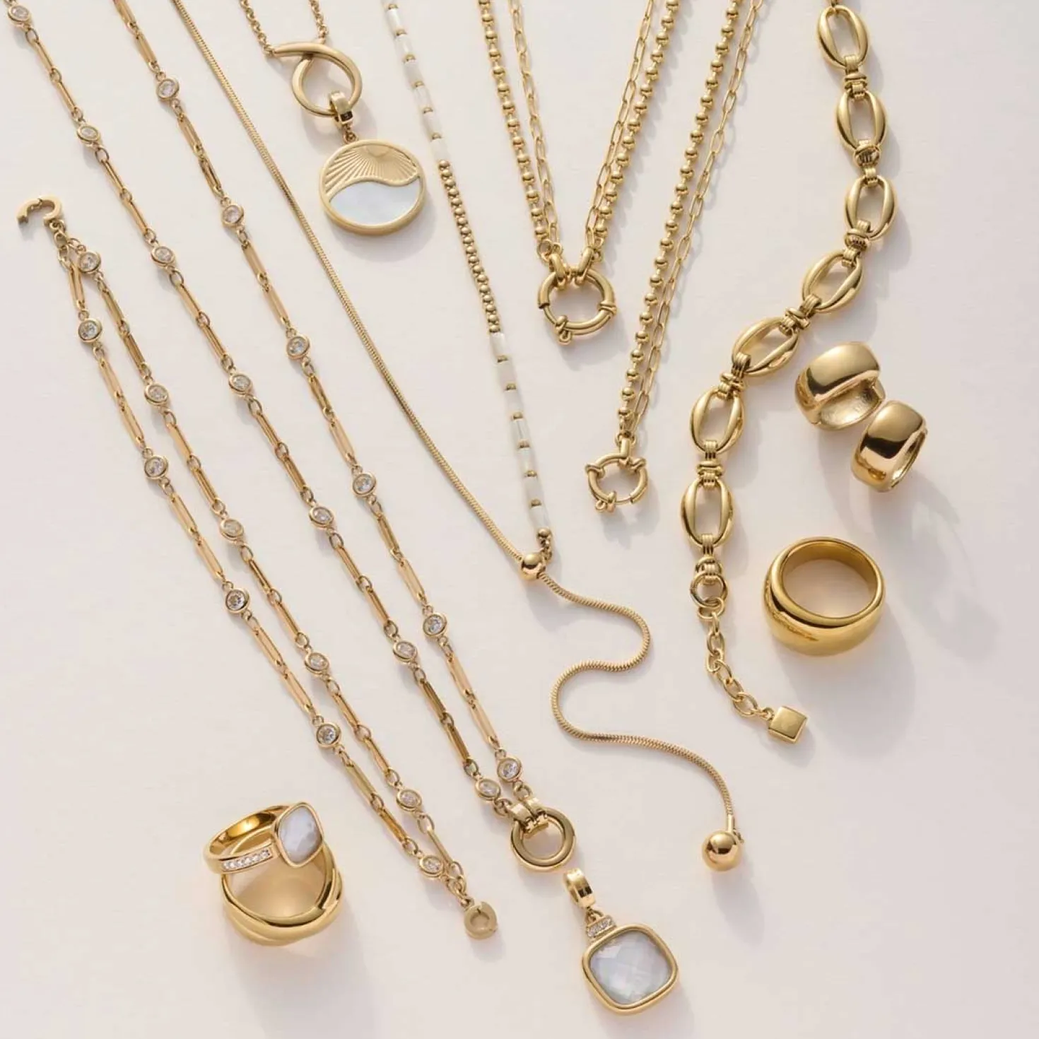 Armband REBECCA gold Clip & Mix