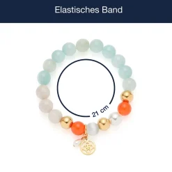Armband SOLERA gold blau
