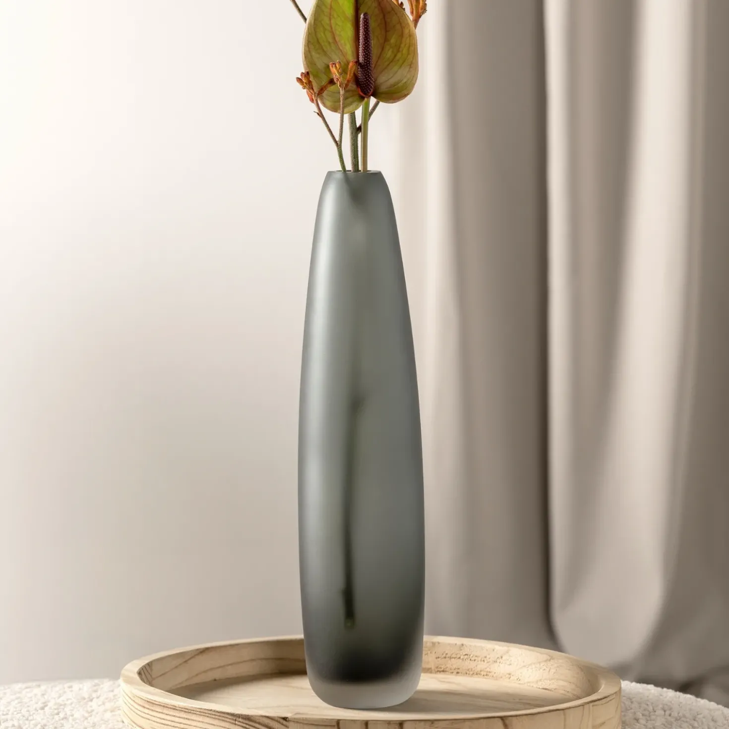 Bodenvase BELLAGIO 45 cm anthrazit