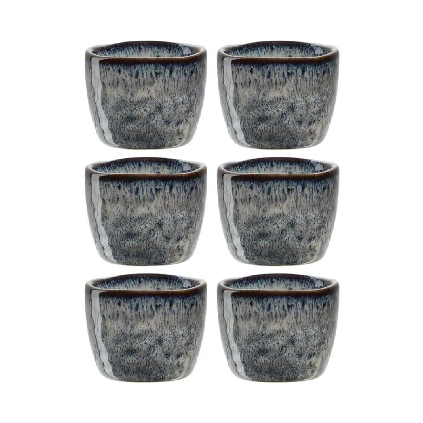 Eierbecher MATERA anthrazit 6er-Set