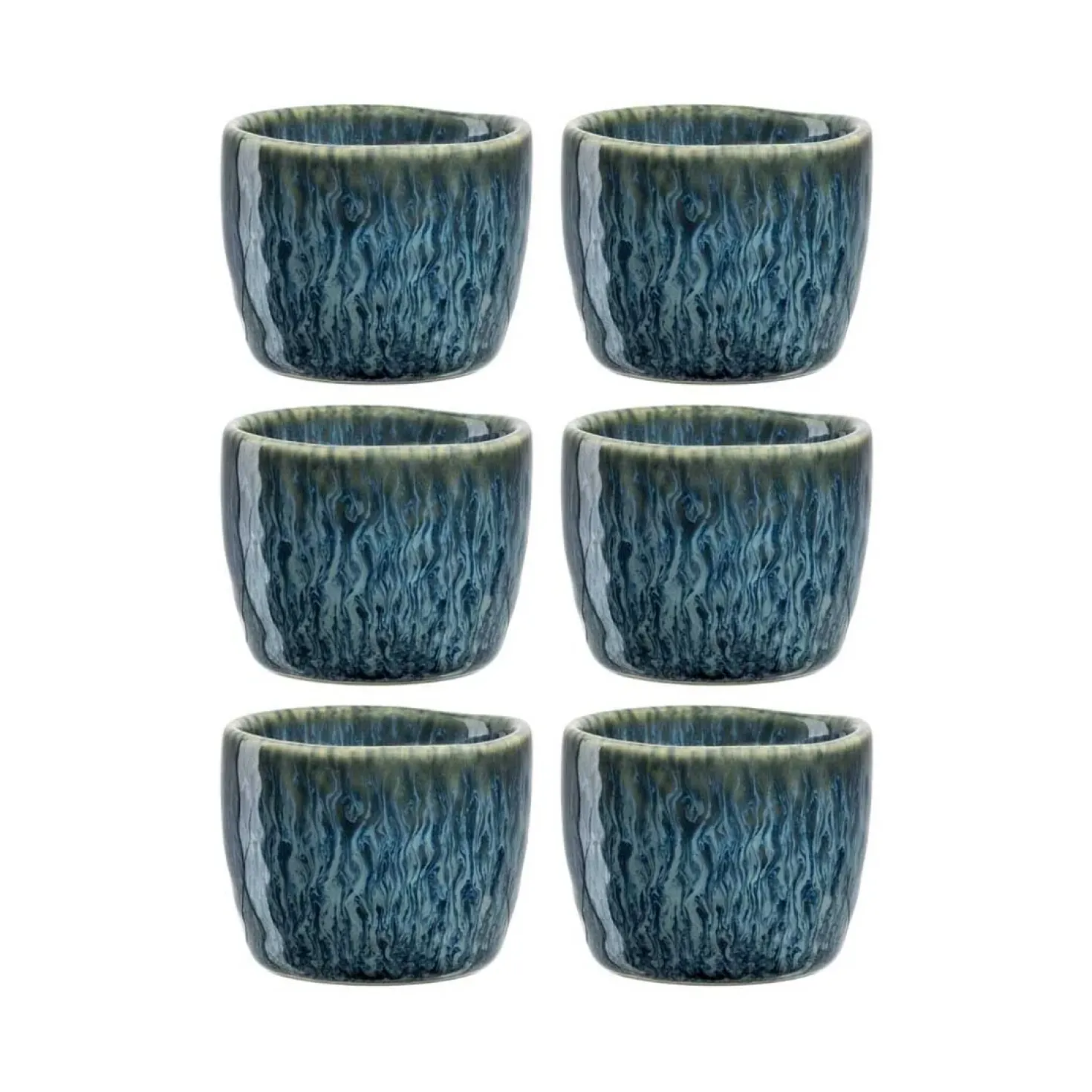 Eierbecher MATERA blau 6er-Set
