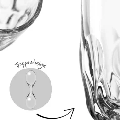 Espressoglas GOCCE 60ml 3. Variante 2er-Set