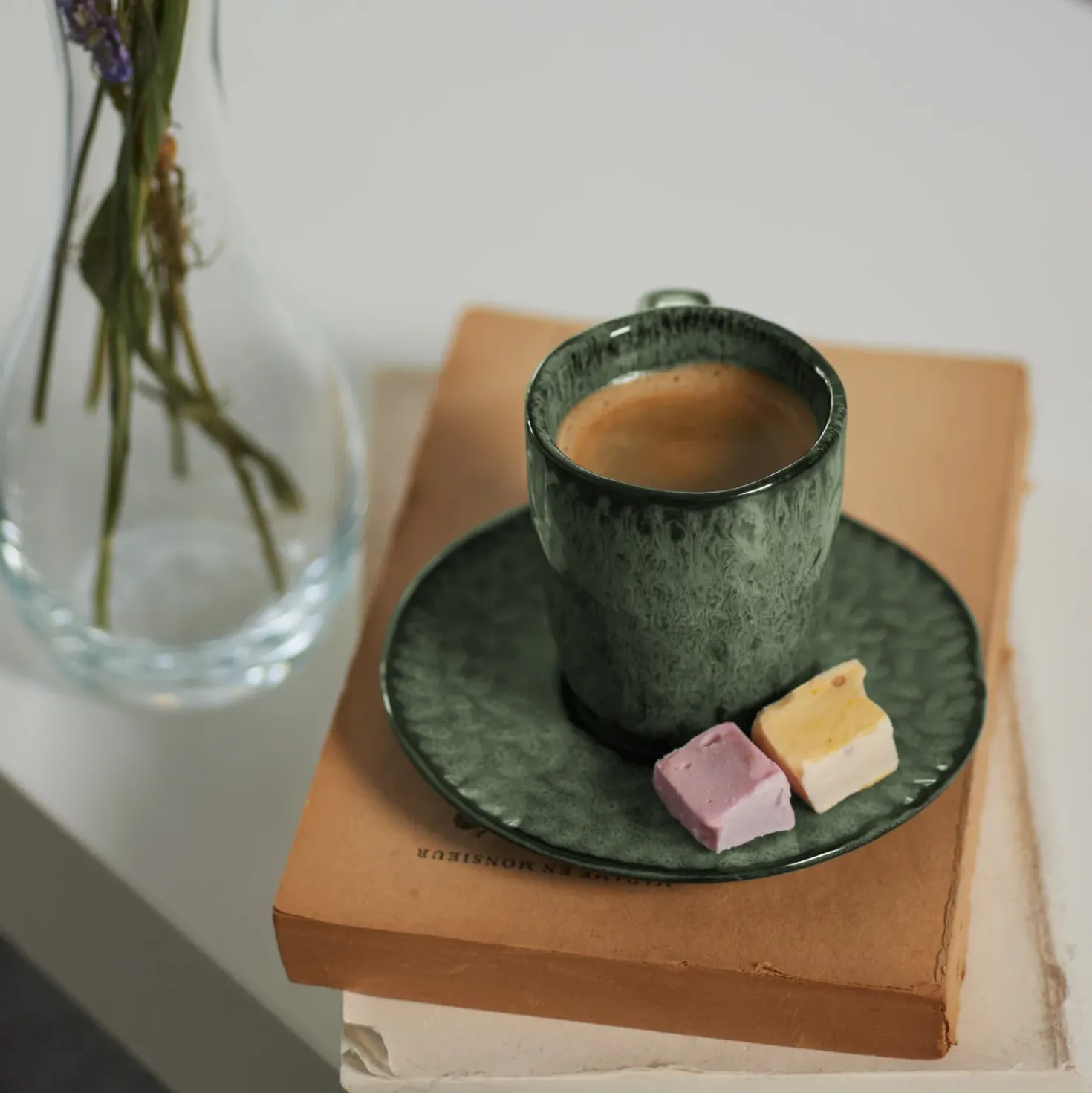 Espressotasse MATERA 90 ml grün 4er-Set