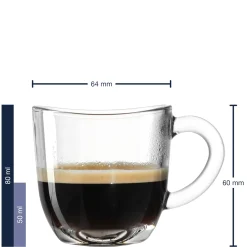 Espressotasse NAPOLI 80 ml 6er-Set