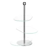 Etagere CENA silber asymetrisch 3-teilig