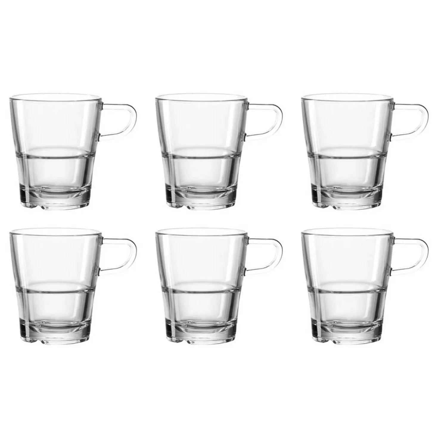 Glastasse SENSO 250 ml stapelbar 6er-Set
