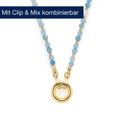 Halskette BISCA 80 cm gold Clip & Mix