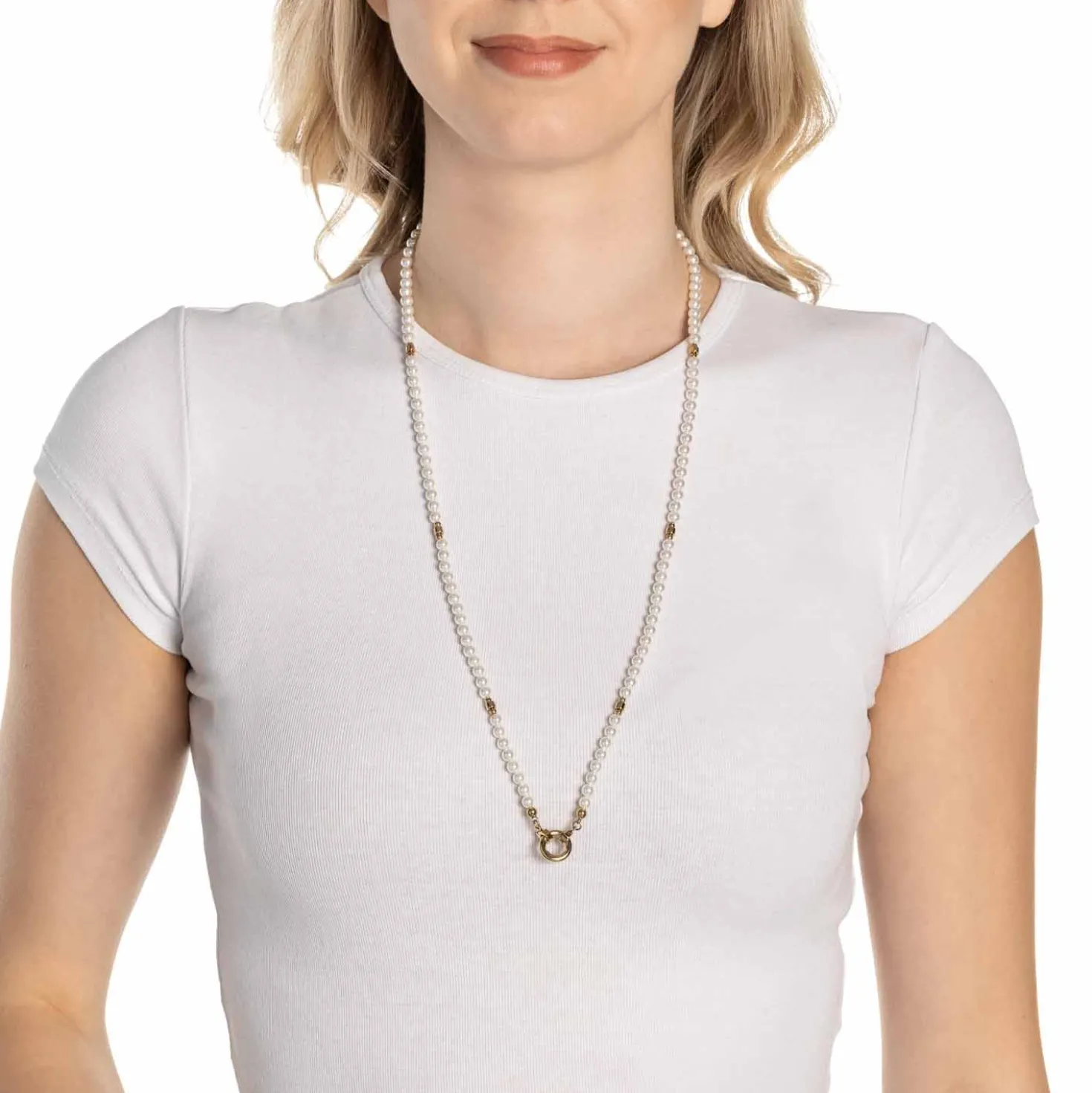 Halskette CHRISTA Clip & Mix 70 cm gold