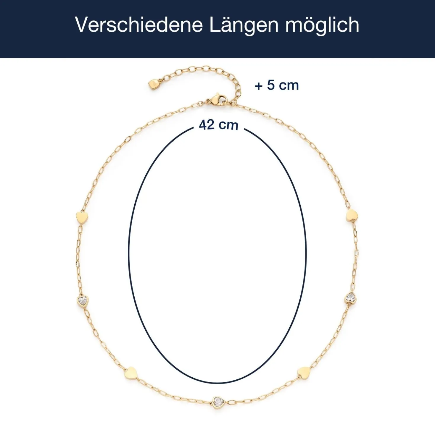 Halskette CHRISTIE gold 42 cm CIAO