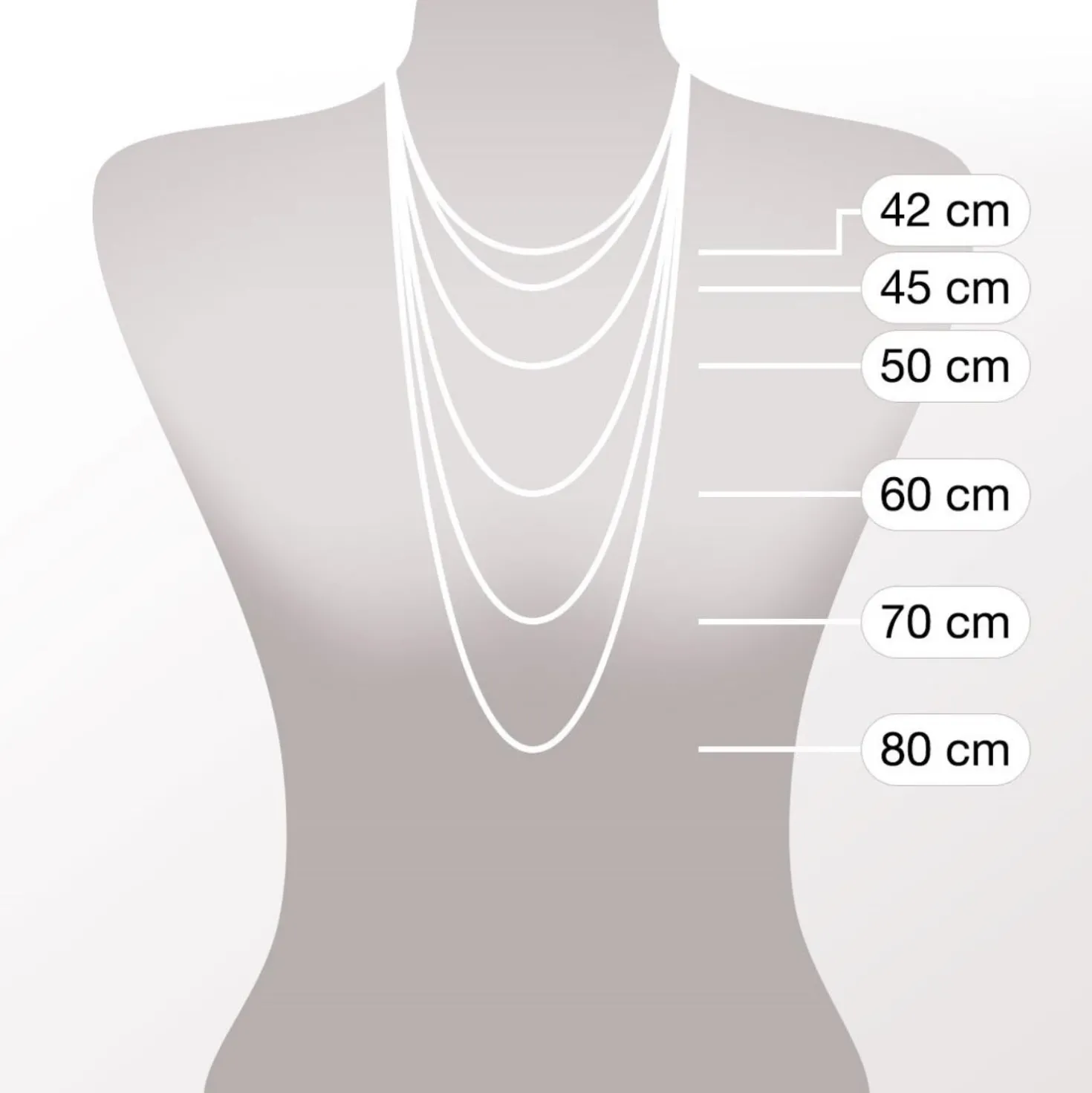Halskette CINDY 70 cm Clip & Mix