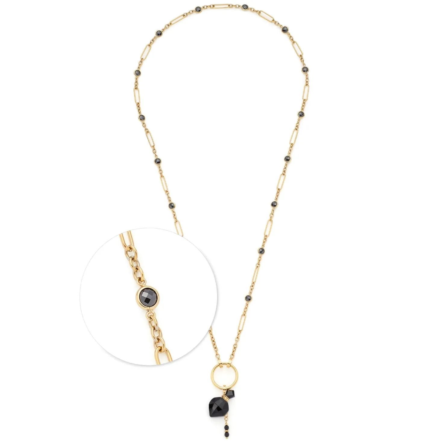 Halskette DELICA 80 cm gold Clip & Mix