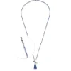 Halskette DONNA 80 cm blau Sommer