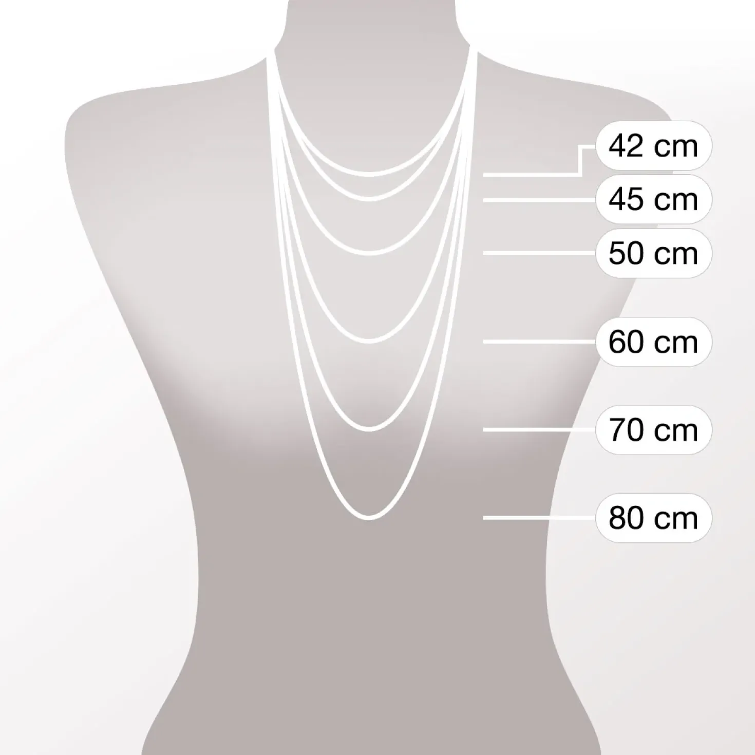 Halskette ELLA 45 cm