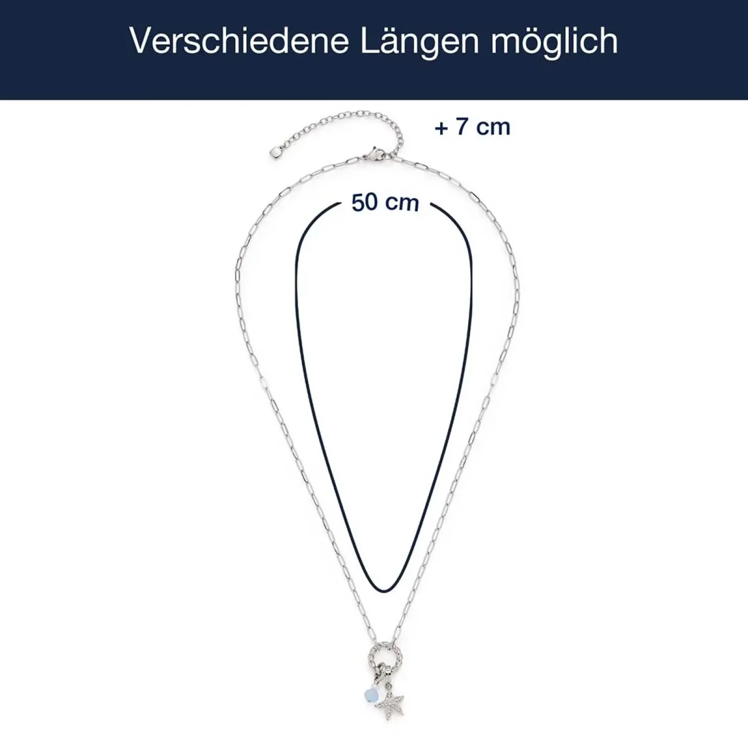 Halskette FRANZI 50 cm Sommer Special