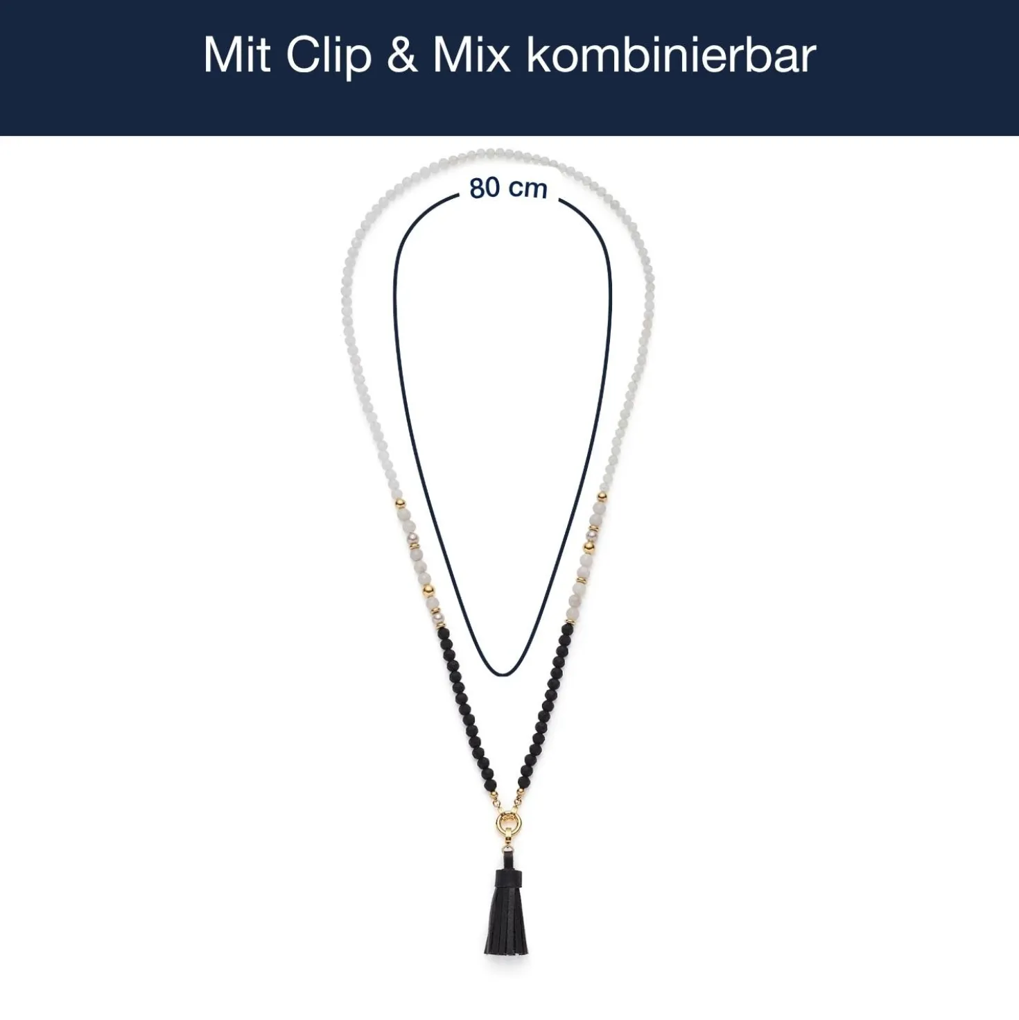 Halskette HOLLY 80 cm Clip & Mix