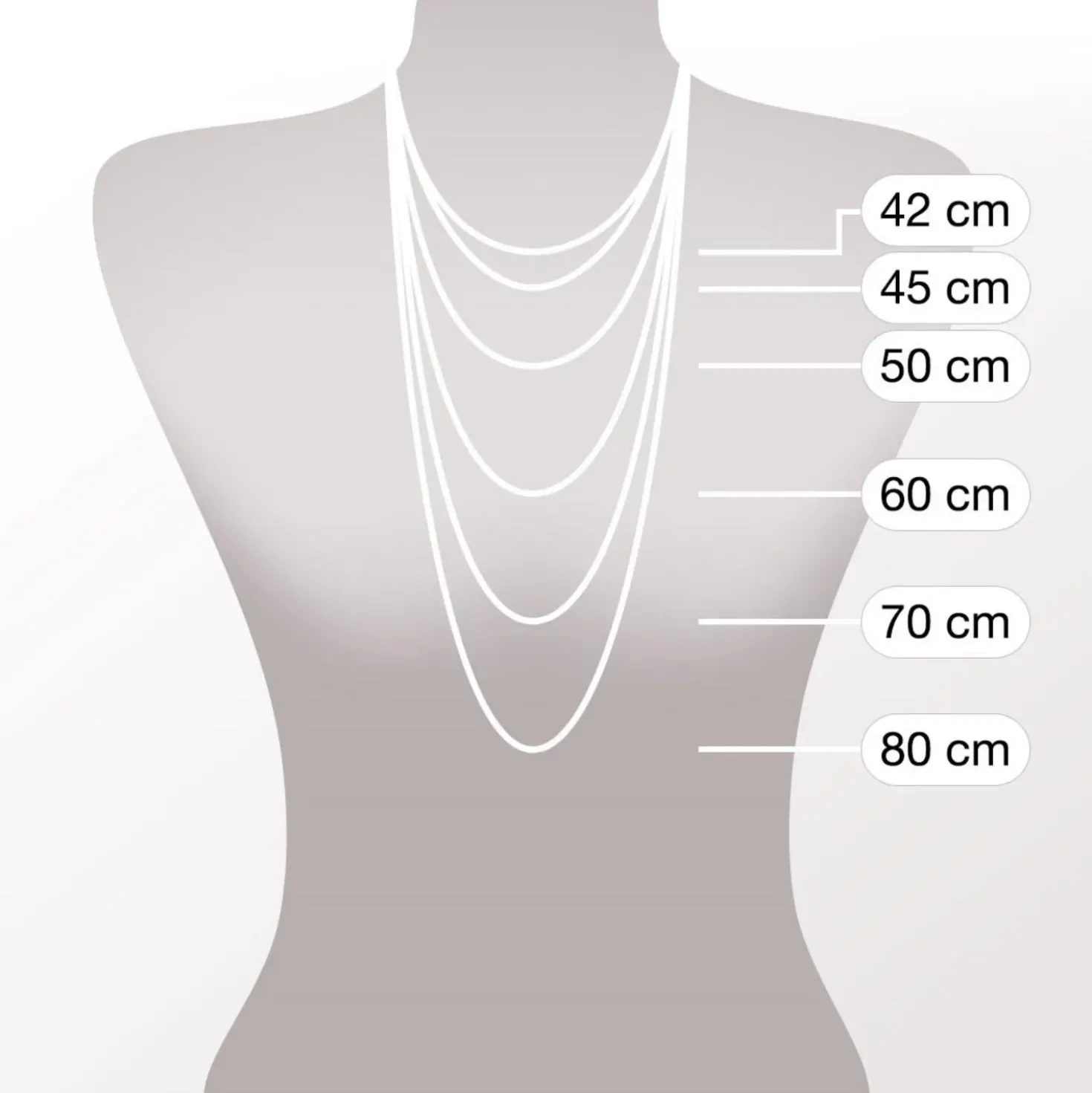 Halskette LEA 45 cm