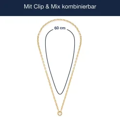 Halskette YVETTE 60 cm gold Clip & Mix