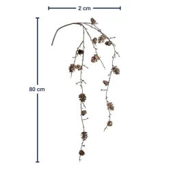Hängende Zapfen SILENZIO 80 cm