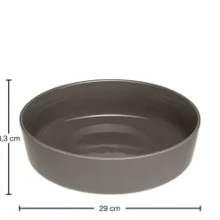 Keramikschale ROMA 30 cm taupe
