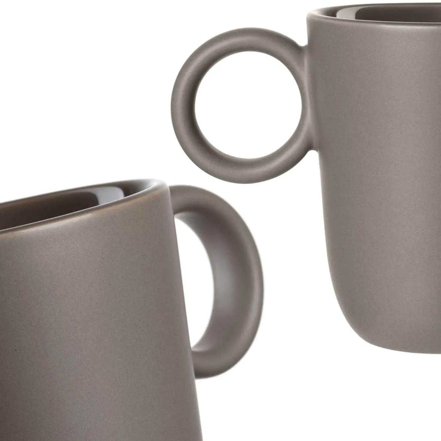 Keramiktasse ROMA 400 ml taupe 6er-Set