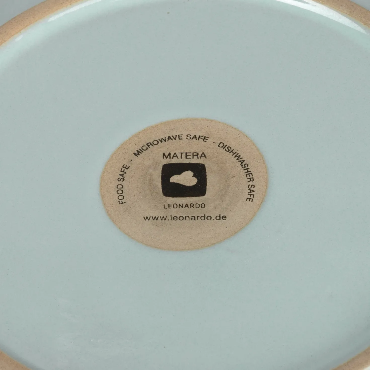 Keramikteller MATERA 21 cm blau tief 6er-Set