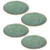 Keramikuntertasse MATERA 15 cm grün 4er-Set