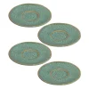 Keramikuntertasse MATERA 11 cm grün 4er-Set