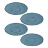 Keramikuntertasse MATERA 11 cm blau 4er-Set