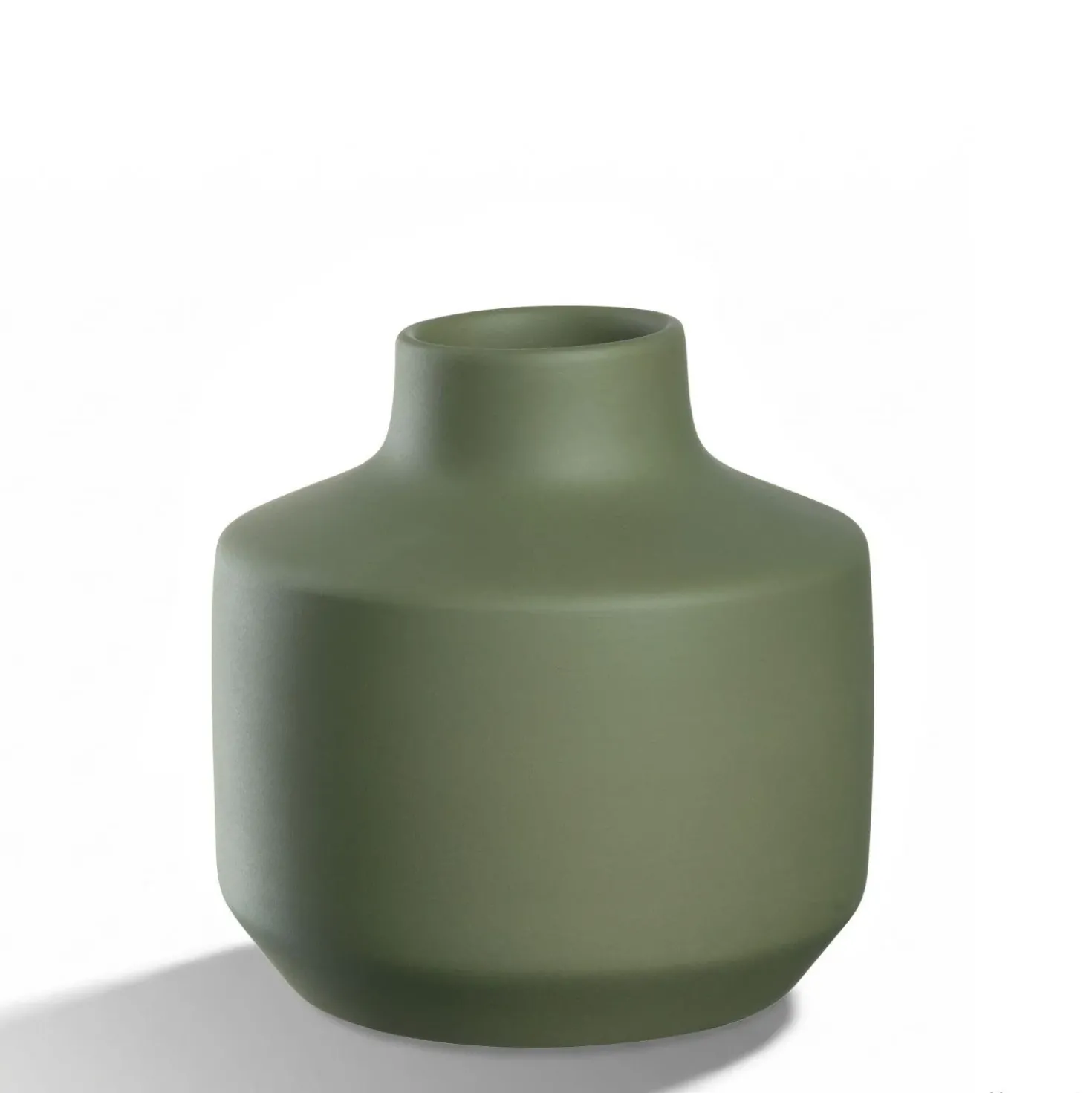 Keramikvase MILANO 19 cm grün