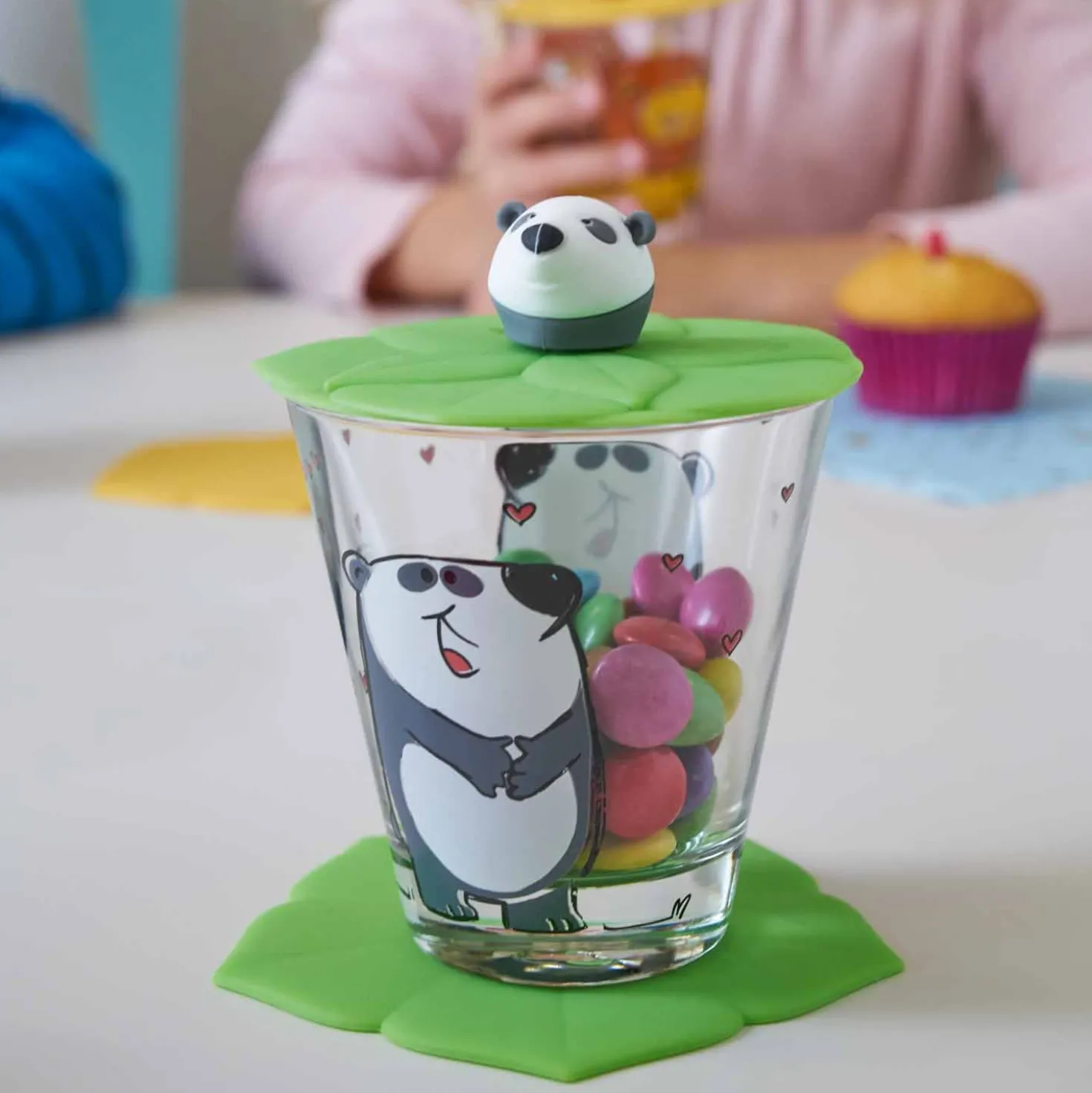 Kindertrinkset BAMBINI 9-teilig Flamingo Einhorn Panda