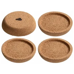 Korkuntersetzer GOCCE 6 cm 4er-Set