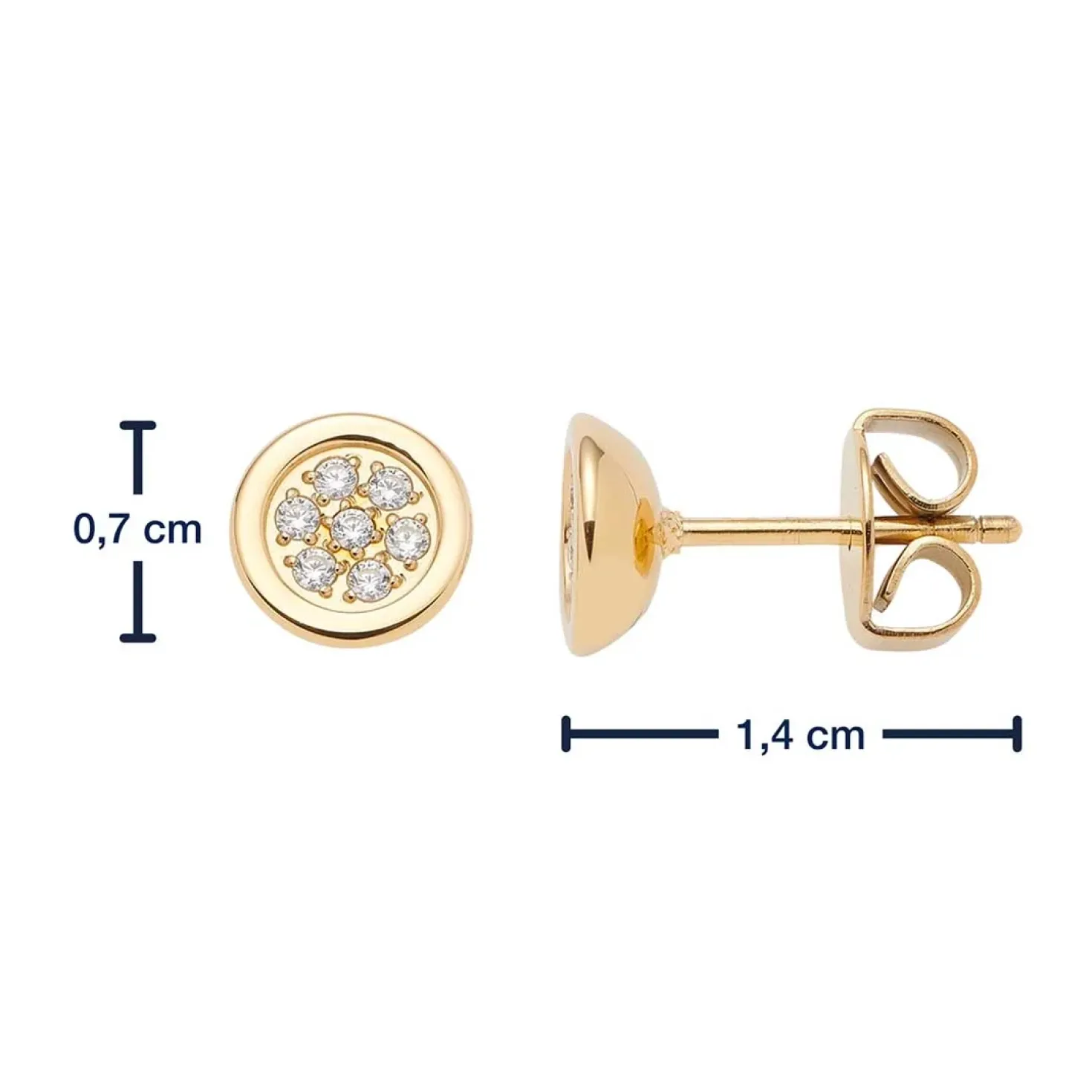 Ohrstecker CATHERINE gold