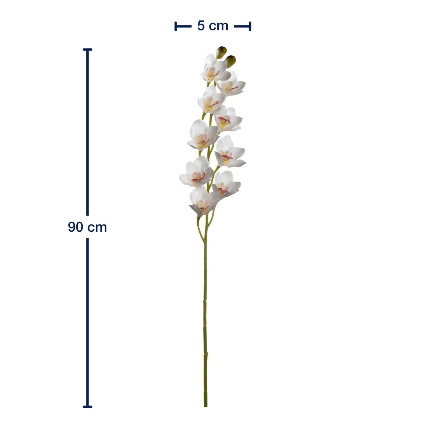 Orchidee FIORE 90 cm weiß