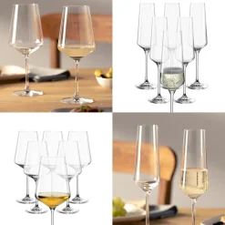 PUCCINI Sektglas 280 ml & Weißweinglas 560 ml 12er-Set