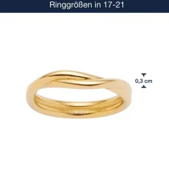 Ring TWISTER 18 gold CIAO