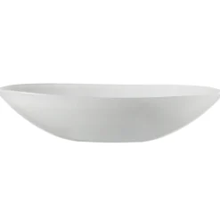 Schale ALABASTRO 32 cm weiß oval