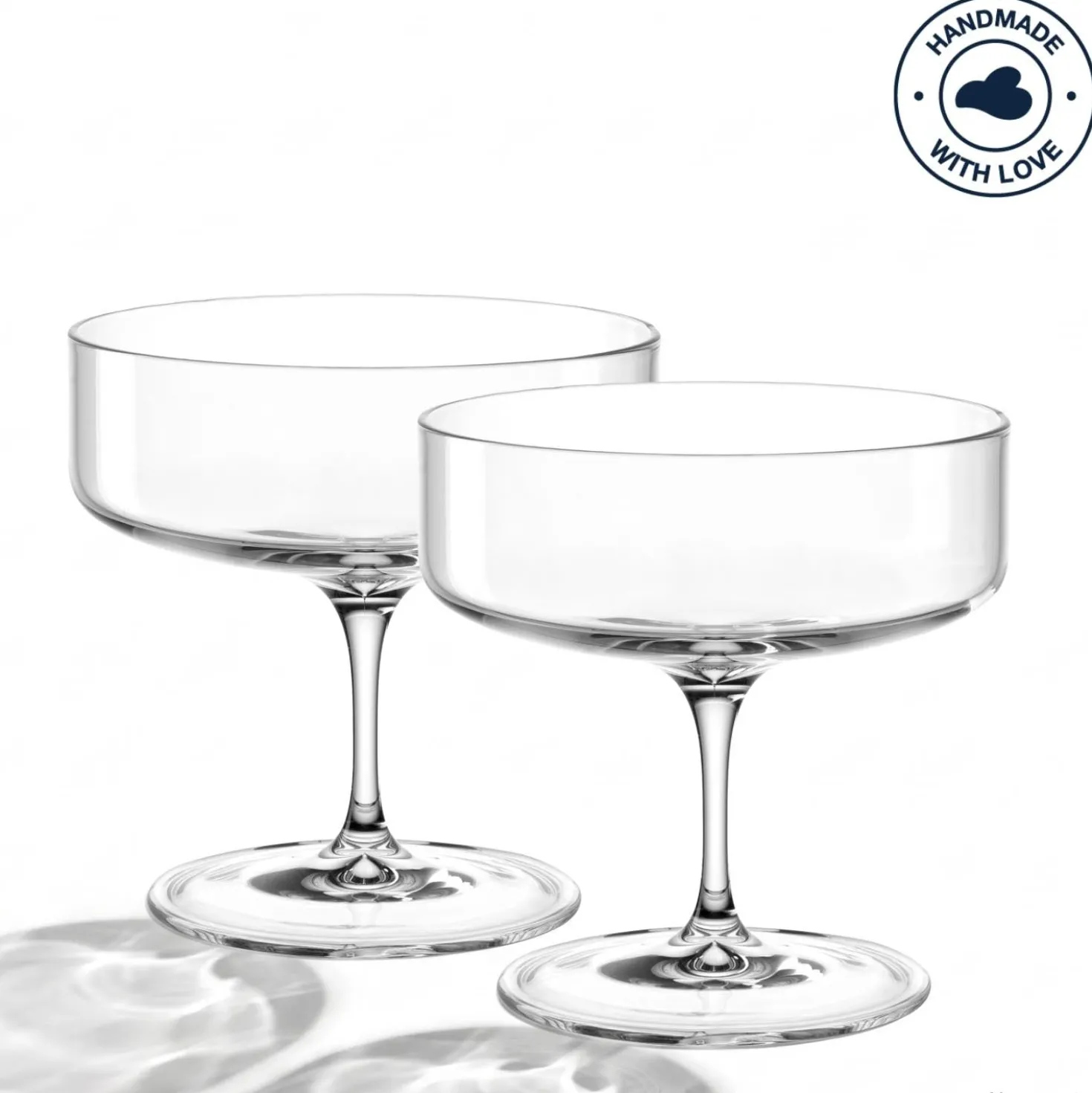 Schale auf Fuß BASSO 320 ml 2er-Set