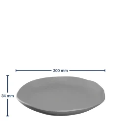 Schale CASOLARE 30 cm grau Aluminium