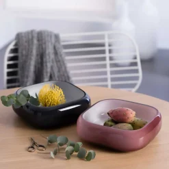 Schale MILANO grau 23 cm x 23 cm