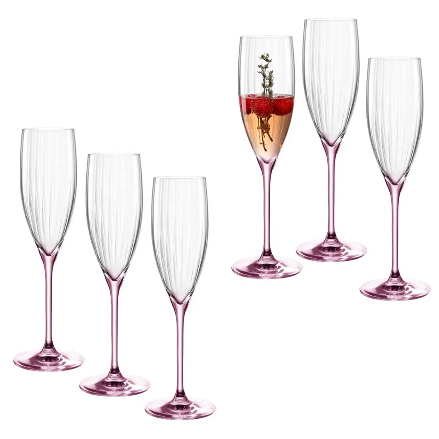 Sektglas POESIA 250ml rosé 6er-Set