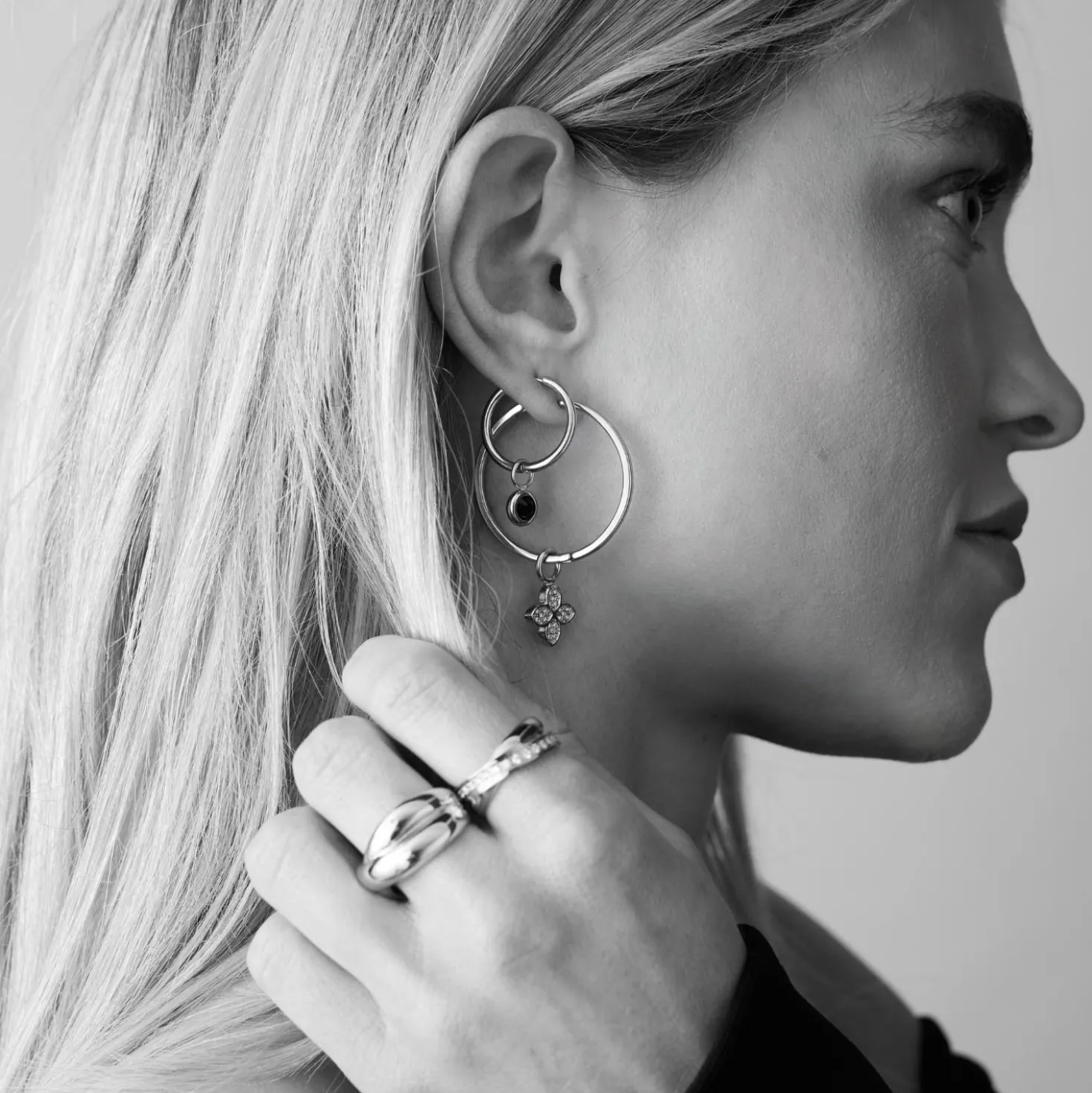 Set/2 Anhänger RUTH silber Beauty's