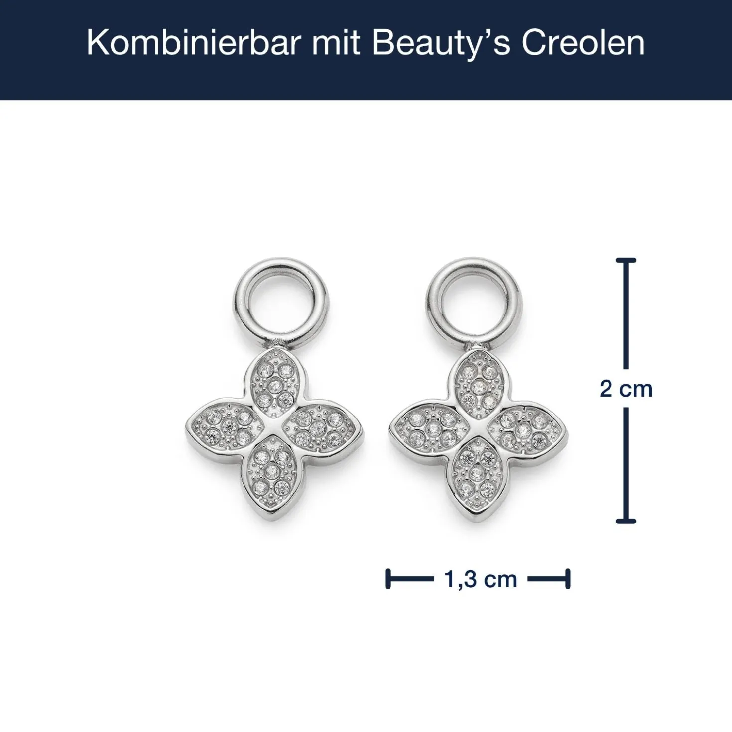 Set/2 Anhänger RUTH silber Beauty's