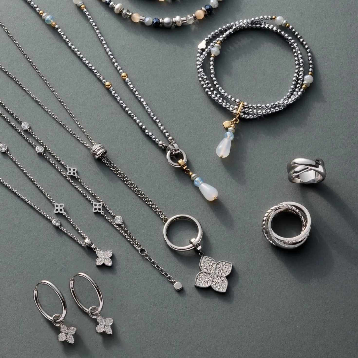 Set/2 Anhänger RUTH silber Beauty's