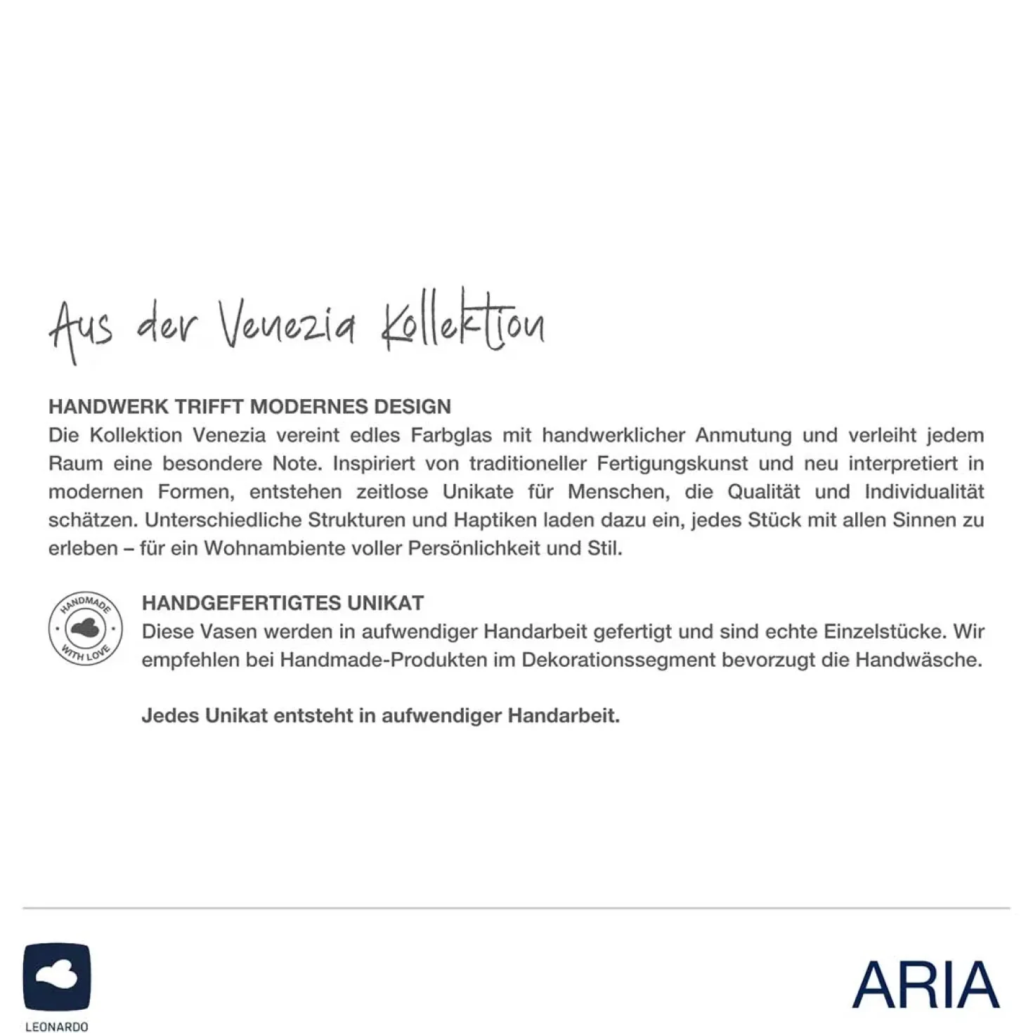 Solifleurvase ARIA 20 cm