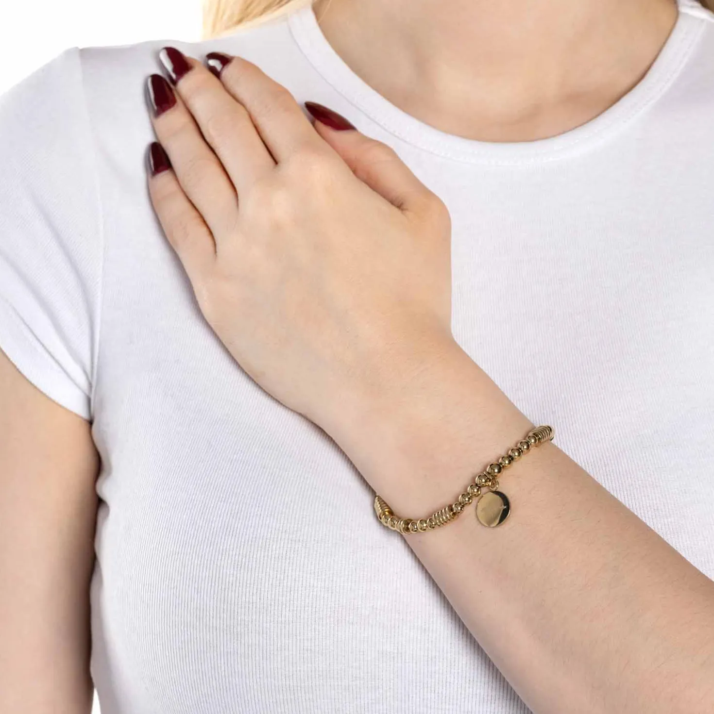 Stretch Armband ELISABETH gold