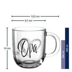 Tasse EMOZIONE 400 ml ‚Bester Opa‘