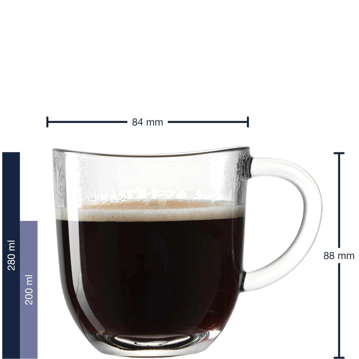 Tasse NAPOLI 280 ml 6er-Set